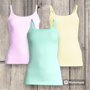 No Boundaries Rib Cami Tops (3) NWT